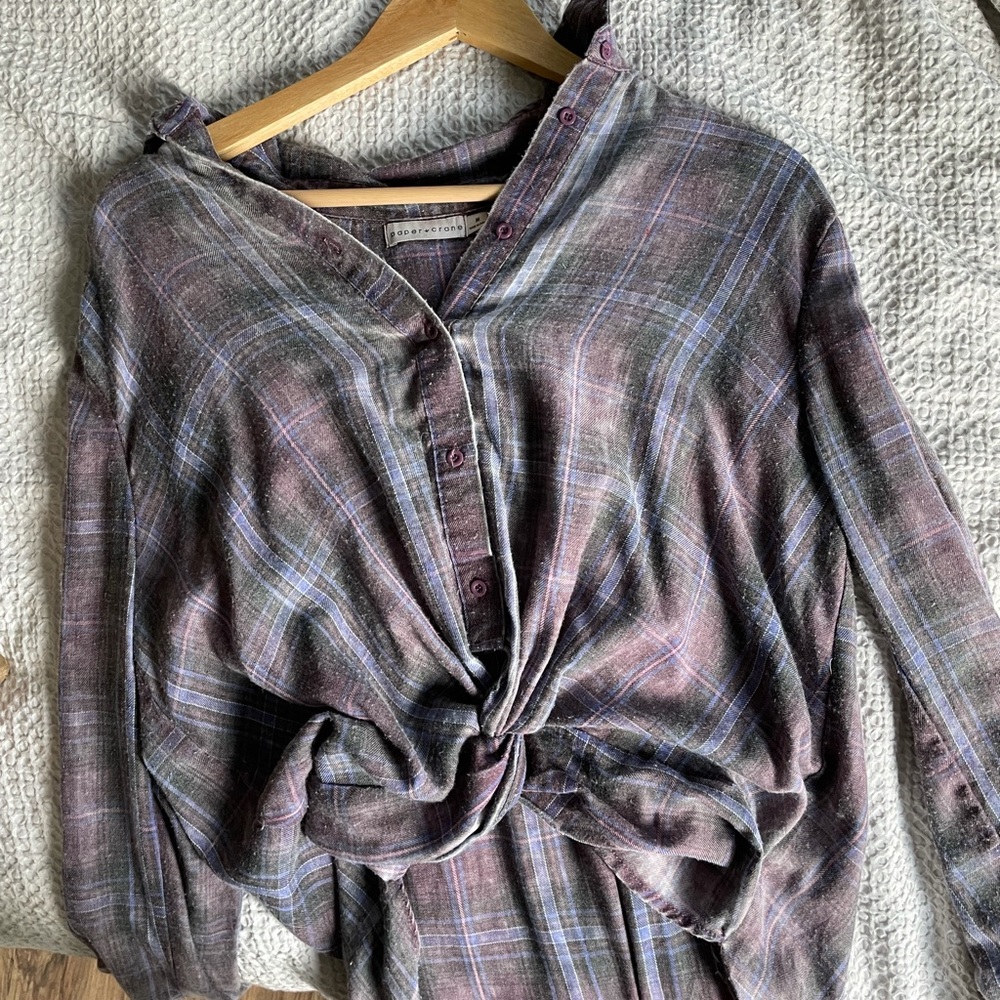 Plaid Shirt - Paper Crane